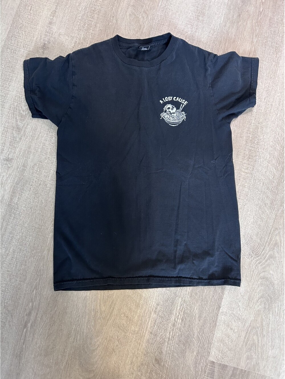A Lost Cause Black Graphic Print T-shirt Small